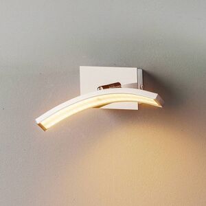 Domiluce LED-Wandleuchte Largo gebogen alu