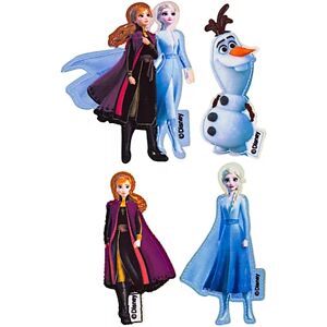 Disney Applikationen "Frozen 2", Größe: 3&ndash;8 cm, Inhalt: 4 Stück