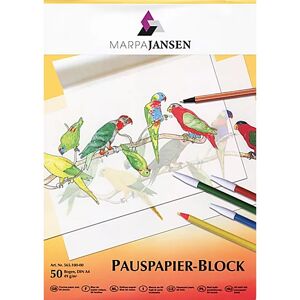 Pauspapier-Block, DIN A4, 50 Blatt