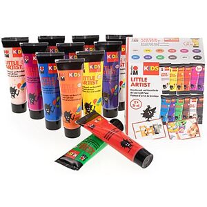 Marabu KiDS "Little Artist" Künstlermal- und Bastelfarbe, 12x 36 ml