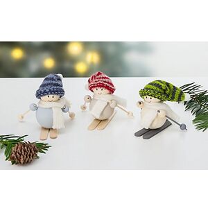 buttinette Bastel-Set "Skifahrer"