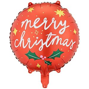 Folienballon "Merry Christmas", 35 cm Ø