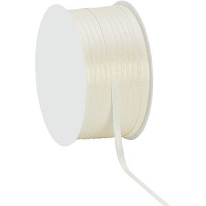 Satinband, creme, 3 mm, 50 m