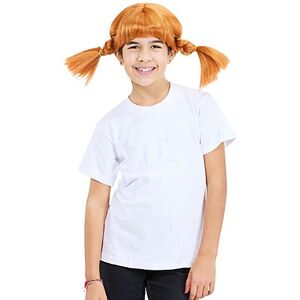 Kinder-Zopfperücke "Göre", orange