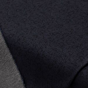 Romanit-Jersey Doubleface "Ranken", blau-color