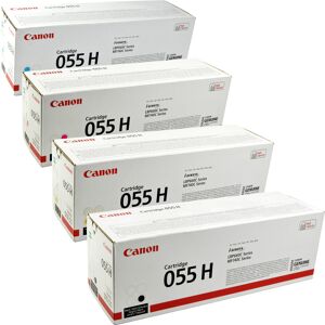 4 Canon Toner 055H Multipack BK C M Y 4-farbig original