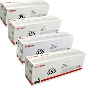 4 Canon Toner 055 Multipack BK C M Y 4-farbig original