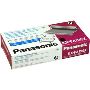 2 Panasonic TT-Bänder KX-FA136X schwarz original