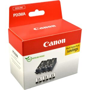 3 Canon Tinten 1509B028 Multi Value Pack 3 x PGI-35 schwarz original