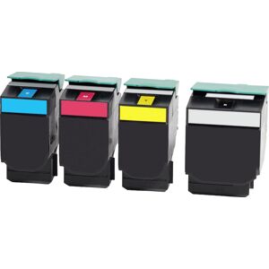 compatible 4 Ampertec Toner ersetzt Lexmark C540H1K C M Y 4-farbig