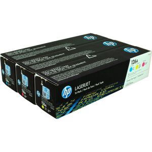 3 HP Toner CF341A 126A 3-farbig original