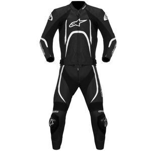 Alpinestars Orbiter 2 teiler Lederkombi - Schwarz Weiss - 56 - unisex