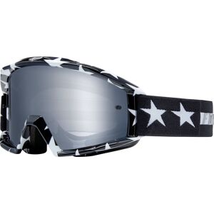 FOX Main Stripe Motocross Brille - Schwarz Weiss - Einheitsgröße - unisex