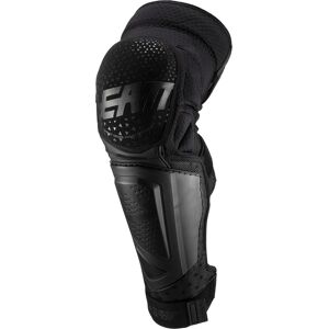 Leatt 3DF Hybrid EXT Motocross Knie-/Schienbeinschoner - Schwarz - 2XL - unisex