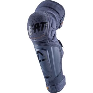 Leatt 3DF Hybrid EXT Motocross Knie-/Schienbeinschoner - Blau - 2XL - unisex