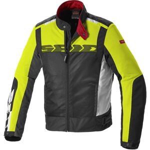 Spidi Solar Net Sport Motorrad Textiljacke - Schwarz Gelb - 2XL - unisex