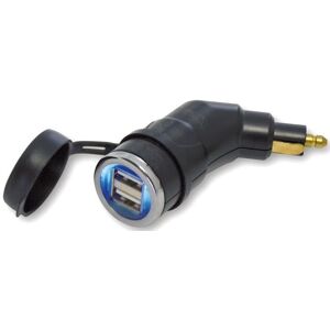 Booster BMW Doppel-USB Stecker - Schwarz - Einheitsgröße - unisex