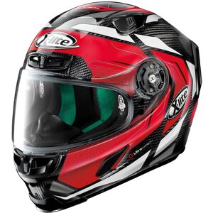 X-Lite X-803 Ultra Carbon Caesar Helm - Schwarz Rot - XL - unisex