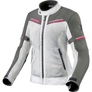 Revit Airwave 3 Damen Motorrad Textiljacke - Grau Weiss - 34 - female