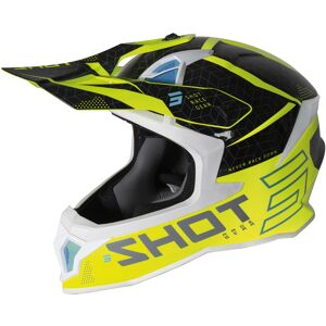 Shot Lite Core Motocross Helm - Gelb - XS - unisex