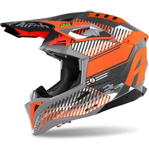 Airoh Aviator 3 Wave Carbon Motocross Helm - Orange - L - unisex