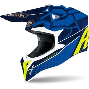 Airoh Wraap Mood Motocross Helm - Blau - S - unisex