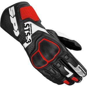 Spidi STS-3 Motorrad Handschuhe - Schwarz Rot - M - unisex