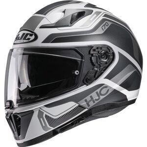 HJC i70 Lonex Helm - Grau Weiss - 2XL - unisex