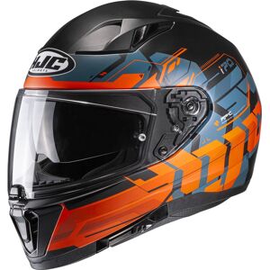 HJC i70 Alligon Helm - Schwarz Orange - XS - unisex