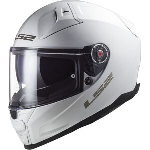 LS2 Vector II Solid Helm - Weiss - XS - unisex