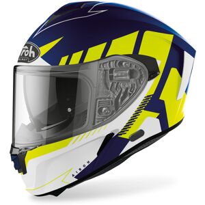 Airoh Spark Rise Helm - Blau Gelb - XL - unisex