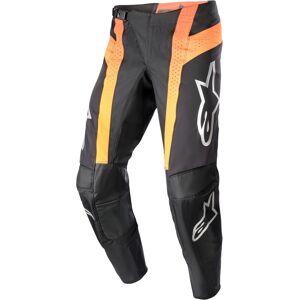 Alpinestars Techstar Sein Motocross Hose - Schwarz Orange - 30 - unisex