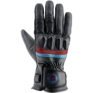 Helstons Bora Beheizbare Motorrad Handschuhe - Schwarz Rot Blau - L - unisex