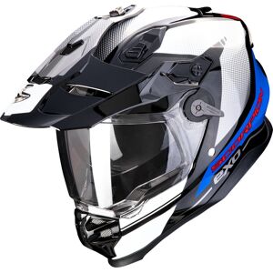 Scorpion ADF-9000 Air Trail Motocross Helm - Schwarz Weiss Blau - XL - unisex