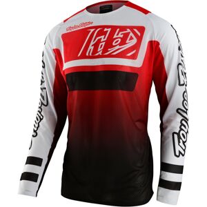 Troy Lee Designs SE Pro Air Lanes Motocross Jersey - Schwarz Rot - XL - unisex