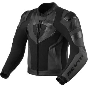 Revit Hyperspeed 2 Air Motorrad Leder-/Textiljacke - Schwarz Grau - 50 - unisex