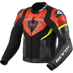 Revit Hyperspeed 2 Air Motorrad Leder-/Textiljacke - Schwarz Rot - 46 - unisex