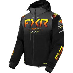 FXR Helium X 2-in-1 2023 Snowmobil Jacke - Schwarz Grau Orange - M - unisex