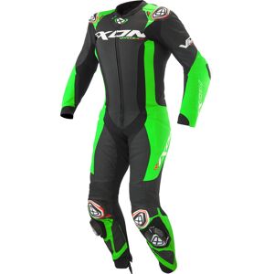 Ixon Vortex 3 1-Teiler Motorrad Lederkombi - Schwarz Grün - 3XL - unisex