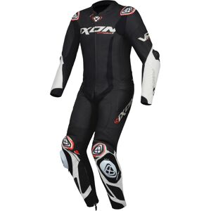 Ixon Vortex 3 1-Teiler Motorrad Lederkombi - Schwarz Weiss - L - unisex