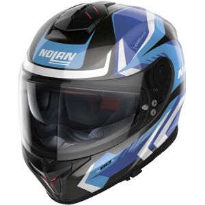 Nolan N80-8 Rumble N-Com Helm - Schwarz Blau - XL - unisex