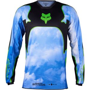 FOX 180 Atlas Motocross Jersey - Schwarz Grün - M - unisex