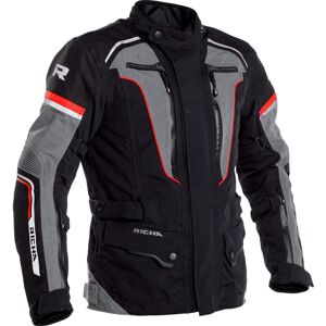 Richa Infinity 2 Pro Motorrad Textiljacke - Schwarz Grau Rot - S - unisex