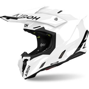 Airoh Twist 3 Solid Motocross Helm - Weiss - M - unisex