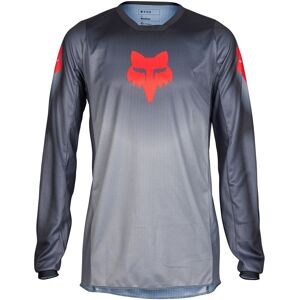 FOX 180 Interfere Motocross Jersey - Grau Rot - L - unisex