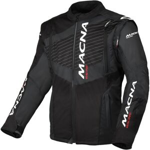 Macna Crest Motocross Jacke - Schwarz Weiss - XL - unisex