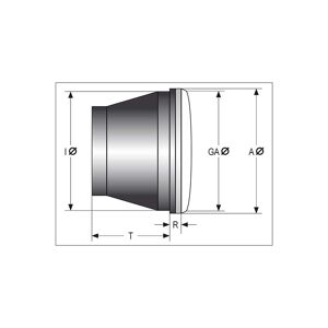 HIGHSIDER LED-Hauptscheinwerfereinsatz Typ 3, 7 Zoll - Silber - unisex