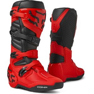 FOX Comp Motocross Stiefel - Rot - 49 - unisex