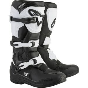 Alpinestars Tech 3 Motocross Stiefel - Schwarz Weiss - 51 - unisex