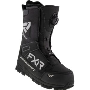 FXR Backshift BOA Snowmobil Stiefel - Schwarz - 45 - unisex